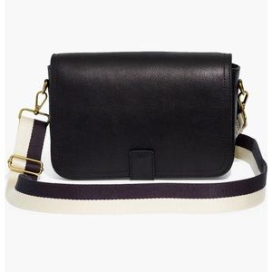 Madewell The Transport Flap Shoulder Bag Black
